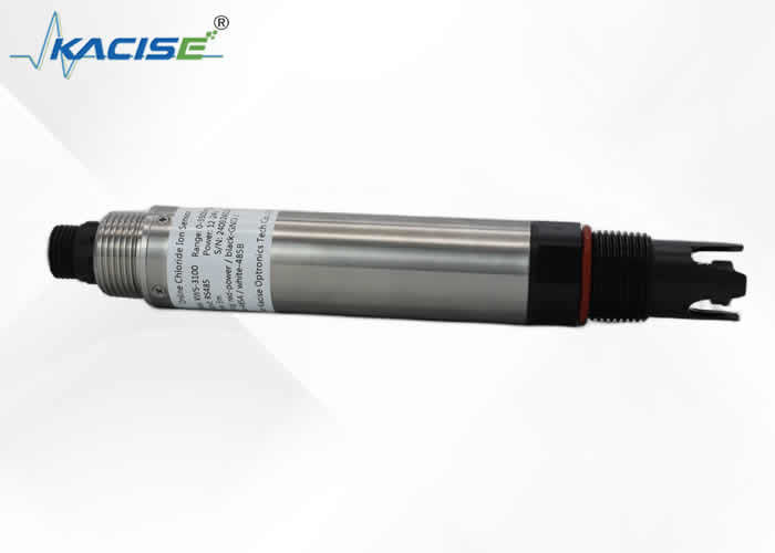Sensor de iones de cloruro en línea KWS-3100 con clasificación Modbus/Protocolo RTU IP68 y carcasa POM para gestión de la calidad del agua de las piscinas