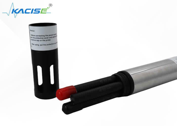Sensor de amoníaco en línea KWS-201 con interfaz RS-485 MODBUS para un rango de 0-100 mg/L en carcasa POM+316L