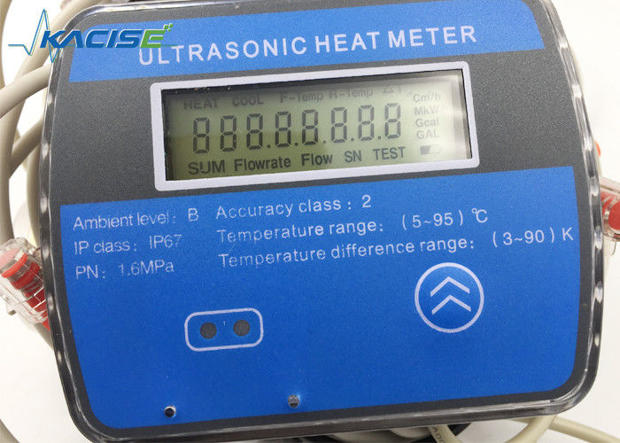Medidor BTU ultrasónico profesional con precisión Clase B, comunicación M-BUS y duración de batería de 6 años