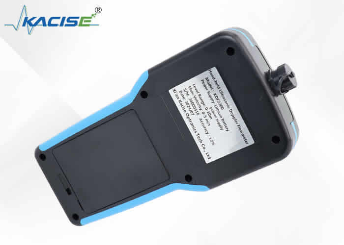 KDF2200 Medidor de flujo Doppler de mano de material de PVC Consumo de energía 2W para una medición precisa del flujo