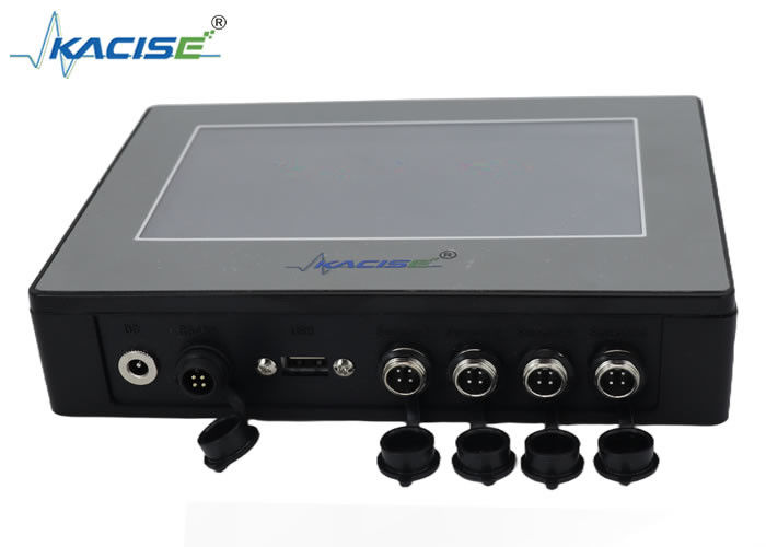Terminal de monitoreo en tiempo real para tratamiento de aguas residuales KMPW400 con pantalla táctil de 7 pulgadas, alimentación de 12 V-24 V CC y diseño impermeable IP65