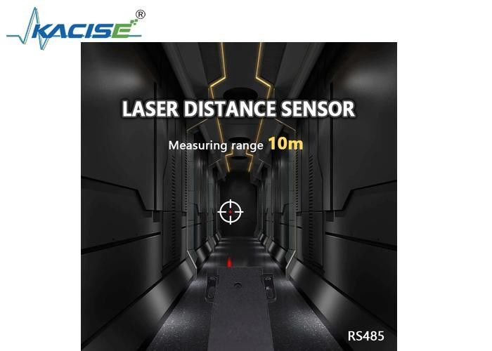 Sensor de distancia láser de interfaz RS485 con rango de 10 m y precisión de ±1 mm para aplicaciones industriales