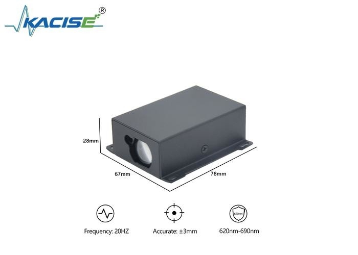 Sensor láser Lidar de largo alcance de 100 m para la detección de objetos con voltaje de trabajo de 5-32V y tiempo de medición de 0,04-4s
