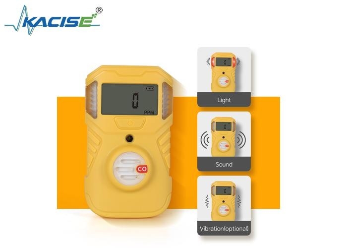 Detector de gas único KSBH-BX101 con pantalla de segmento LCD IP67 Protección Almacenes 50 Eventos de alarma 90dB 10cm Sonido de alarma