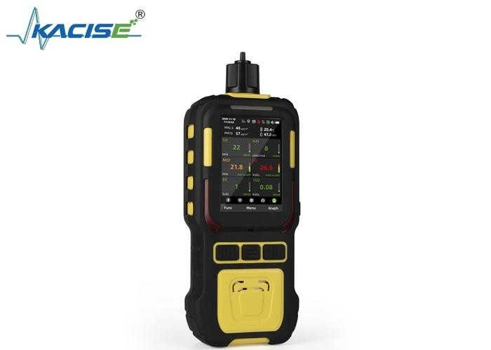 KMK-600M Detector de gas múltiple 6 en 1 con alarma de monóxido de carbono de bomba