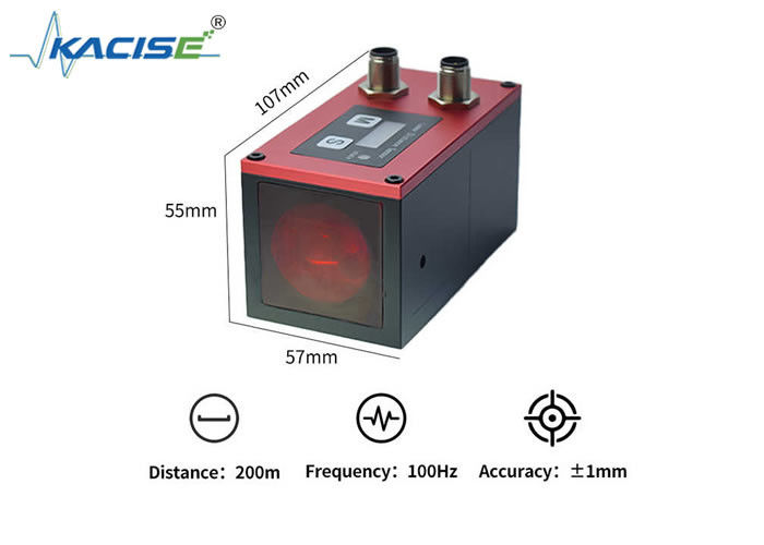 KLSC Sensor de alcance industrial de láser de alta precisión con protección IP67 e interfaces de comunicación múltiples para logística de almacenamiento
