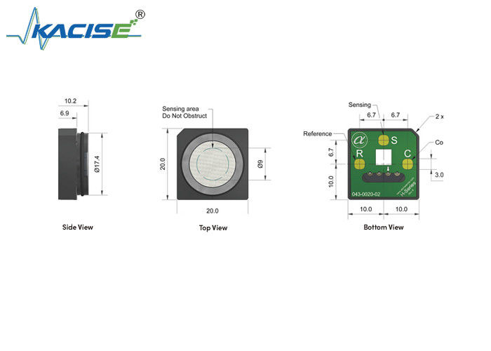 CL2-H4 Sensor de cloro de tamaño miniatura con tiempo de respuesta rápido y alta sensibilidad para la detección precisa de gases