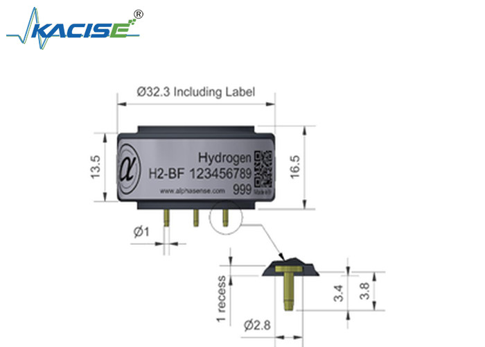 H2-BF/H2-BF+ Sensor de hidrógeno de tres electrodos, aplicaciones portátiles de detección de gases