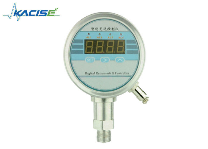 Medidor de presión digital de acero inoxidable estable con alta precisión y pantalla LED para uso industrial