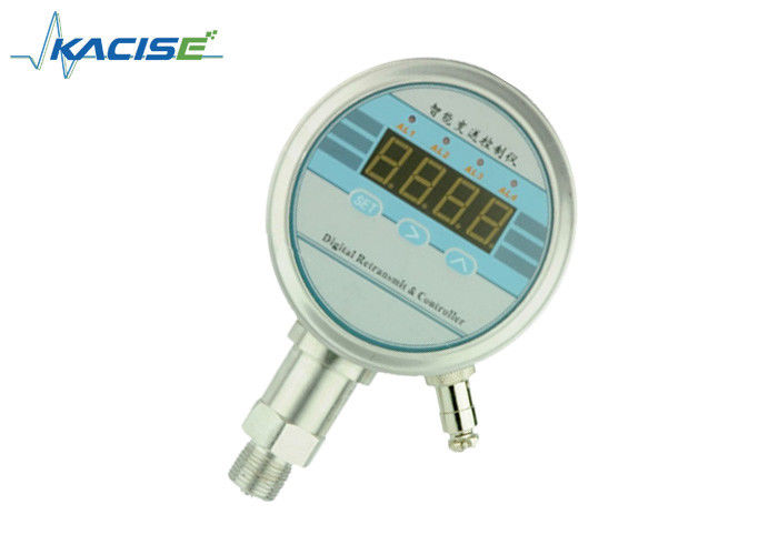 Medidor de presión digital de acero inoxidable estable con alta precisión y pantalla LED para uso industrial