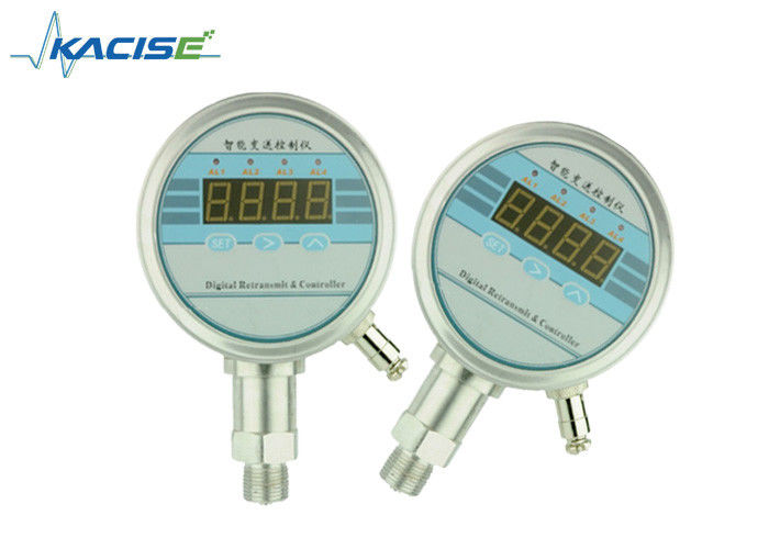 Medidor de presión digital de acero inoxidable estable con alta precisión y pantalla LED para uso industrial
