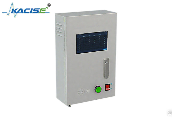 Gabinete de control del sistema KSF6-O2-201 con tecnología táctil resistiva y capacidad de relé de 250 VCA/10 A para monitoreo de SF6 y O2 en tiempo real