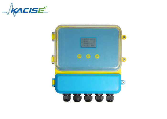 IP66 Instrumento de visualización IP68 Transductor de 30 m de alcance Dos cables de división de ultrasonido medidor de nivel para la monitorización del nivel de líquido industrial