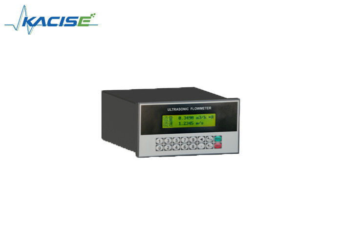 Medidor de flujo ultrasónico montado en panel con doble fuente de alimentación RS485 Comunicación y diámetro de tubo de 15 ~ 6000mm