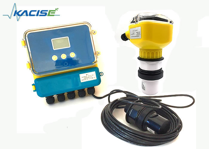 Medidor de flujo de canal abierto ultrasónico sin contacto con amplio rango 0.1L/s~99999.99m3/h y temperatura -30°C~160°C para medición de flujo de río y canal