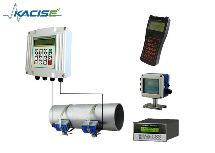 Medidor de flujo de ultrasonido hidráulico con RS485 Modbus Tamaño pequeño para medición de líquido DN15-6000mm