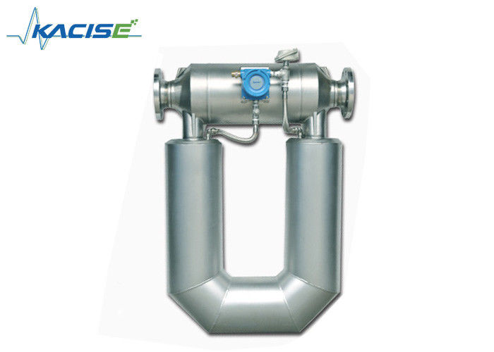 Acero inoxidable Coriolis metro total, metro de flujo viscoso del efecto de Coriolis de la mezcla