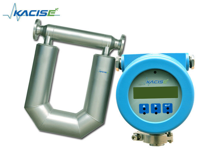 Display LCD de acero inoxidable viscoso de lodo Coriolis Mass Flow Meter para mediciones de alta precisión