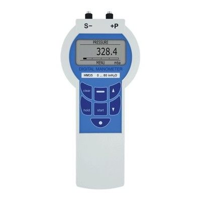 Manómetro de presión digital de precisión de la serie HM35 con precisión del 0,05% LCD iluminado gráficamente y 10.742 registros de datos
