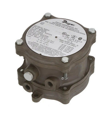 Interruptor de presión diferencial a prueba de explosión de Dwyer (modelos 1950G-0-B-120-NA y 1950G-00-B-240)