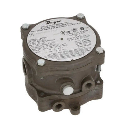 Interruptor de presión diferencial a prueba de explosión de Dwyer (modelos 1950G-0-B-120-NA y 1950G-00-B-240)