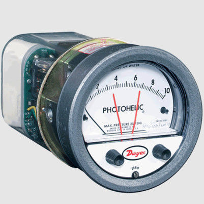 Dwyer A3000-250PA Interruptor de presión / medidor con rango de 0-250 Pa, diseño funcional 3-en-1 y factor de forma compacto