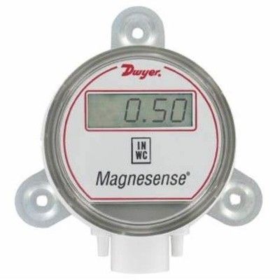 Transmisor de presión diferencial Magnesense de la serie MS de Dwyer con salida de 4-20 mA y rangos seleccionables por campo