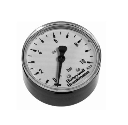 Manómetro de presión industrial Honeywell Resideo M07M-A10, rango de 0 a 10 bar y peso de 0,5 kg