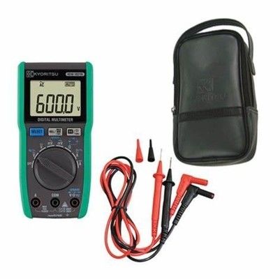 Multimetro digital Kyoritsu 1021R con voltaje de circuito abierto < 3,0 V y R03 (1,5 V) × 2 Fuente de alimentación para medición automática del alcance