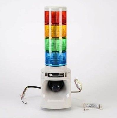 Torre de señalización LED a prueba de explosiones de la serie LKEH de 40 mm (Modelo LKEH-402FVF-RYGB-EX)