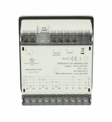 Métro digital multifunción de 300V CADC 96 X 96mm Monitor de energía montado en panel con certificación CE RoHS UL & MID