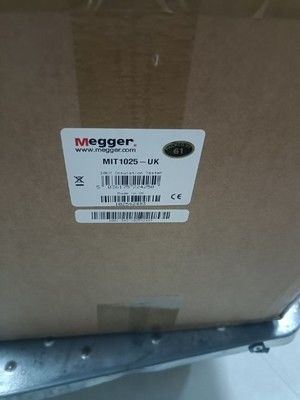 Teste de aislamiento Megger MIT1025-UK con salida, resistencia de 20 Teraohms, tensión de prueba de rango múltiple de 10 kV