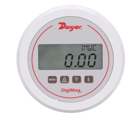 Dwyer DM-1000 DigiMag Medidor de presión diferencial digital con una precisión de ± 1%, material de acero inoxidable y 1/8 conexión NPT