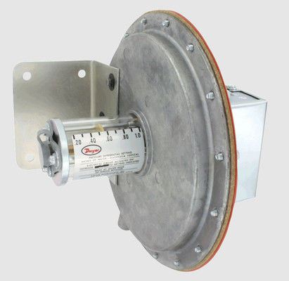 Interruptor de presión de Dwyer con 15 amperios Indicador de punto de ajuste visible de carga actual y diseño de diafragma grande para control HVAC