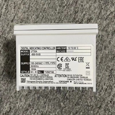 UT35A Controlador de temperatura digital con LCD a color de 14 segmentos, control de secuencia de escaleras y comunicación Ethernet
