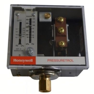 Honeywell Auto Recycle Pressuretrol con rango de presión de 10-150 psi SPDT interruptor de acción rápida y diafragma de acero inoxidable