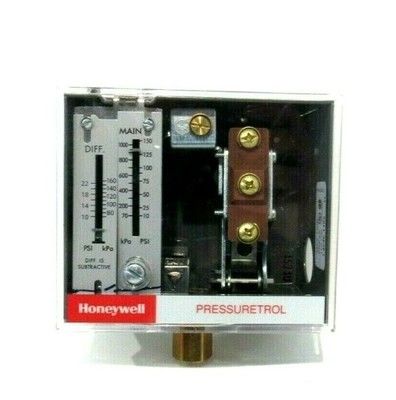 Honeywell Auto Recycle Pressuretrol con rango de presión de 10-150 psi SPDT interruptor de acción rápida y diafragma de acero inoxidable