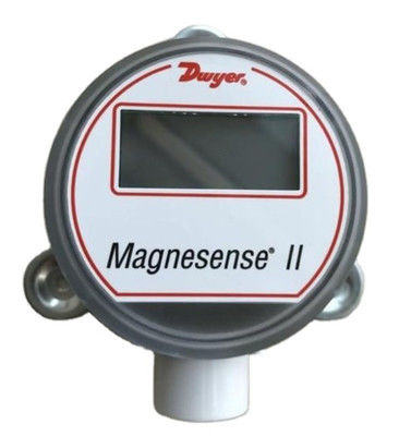 Transmisor de presión micro diferencial Dwyer MS-111 con señal de salida de 4 ~ 20 mA, pantalla digital y tiempo de respuesta de 300 Msec