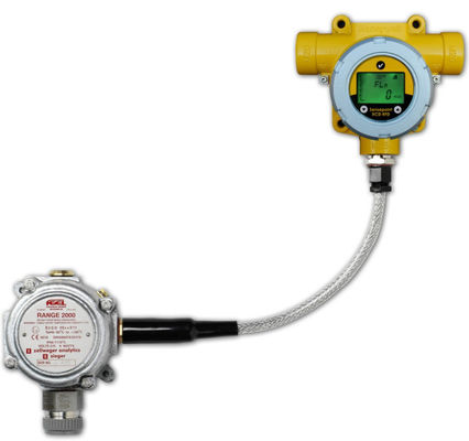 Detector de gas fijo Honeywell Sensepoint XCD con salida de 4-20mA, carcasa a prueba de explosión y montaje de sensor remoto