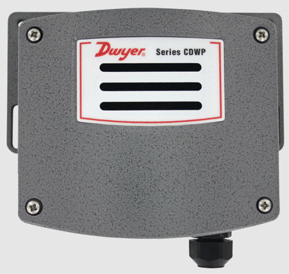 Dwyer EcoGuard CDWP Transmisor de dióxido de carbono no lineal 16 ppm y dependencia de la presión 0,13% de la lectura por mm de Hg