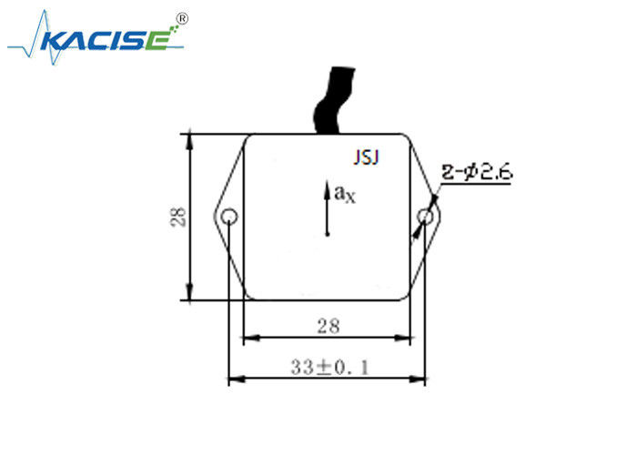 Sensor de acelerómetro uniaxial con salida de 0,5 a 4,5 V ± 1 g de rango y amplio rango de medición