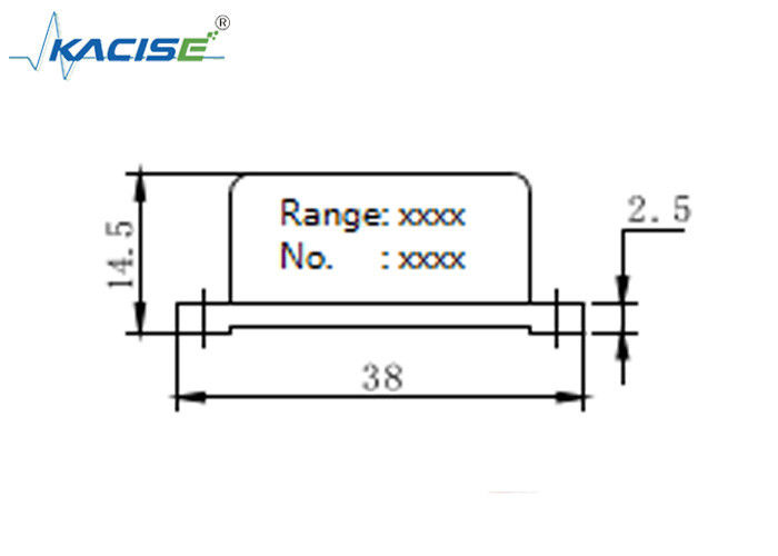 Sensor de acelerómetro uniaxial con salida de 0,5 a 4,5 V ± 1 g de rango y amplio rango de medición