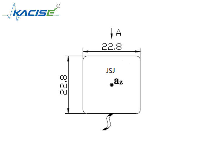 Sensor de acelerómetro lineal de succión magnética con módulo uniaxial y rango de vibración de ±10 g