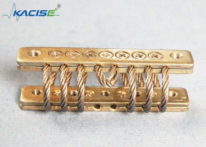 Tipo T aislador de cuerda de alambre de aluminio y acero inoxidable de agujero prensado industrial con rango de carga de 3.5-2000KG y frecuencia natural de 7Hz-15Hz