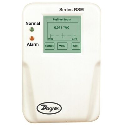Monitor de sala de precisión AegisPress con una precisión de ±0,5% FS y señal de salida seleccionable para salas de aislamiento hospitalarias