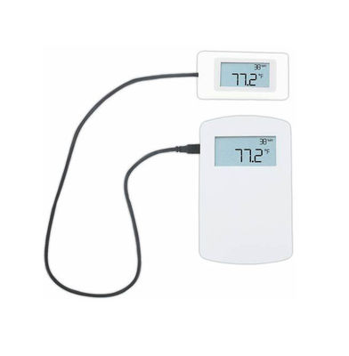Dwyer AtmosphereGuard RHP Transmittor de humedad/temperatura con detección de parámetros duales, amplio rango de entrada de energía y pantalla LCD fácil de usar