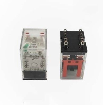 Relay de propósito general OMRON MY2-GS con funcionamiento de 24VDC, resistencia a la bobina de 662 Ω y formulario de contacto DPDT