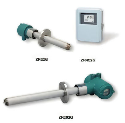 Analizador de oxígeno de zirconio Yokogawa Zr22g con señal de salida de 4-20MA y rango de medición de O2 de 0,01 a 100% vol para análisis de oxígeno y humedad de doble funcionalidad