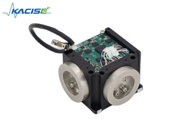 Giroscopio de fibra óptica de tres ejes KSGYR312F con un sesgo ≤ 0,1°/h, dimensiones de 71,5 × 68 × 45 mm y disipación de energía < 4W