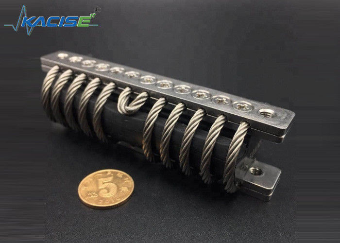 Aislador de vibración de cable de resistencia a golpes 100G con construcción de aluminio y acero inoxidable certificado ISO9001:2008